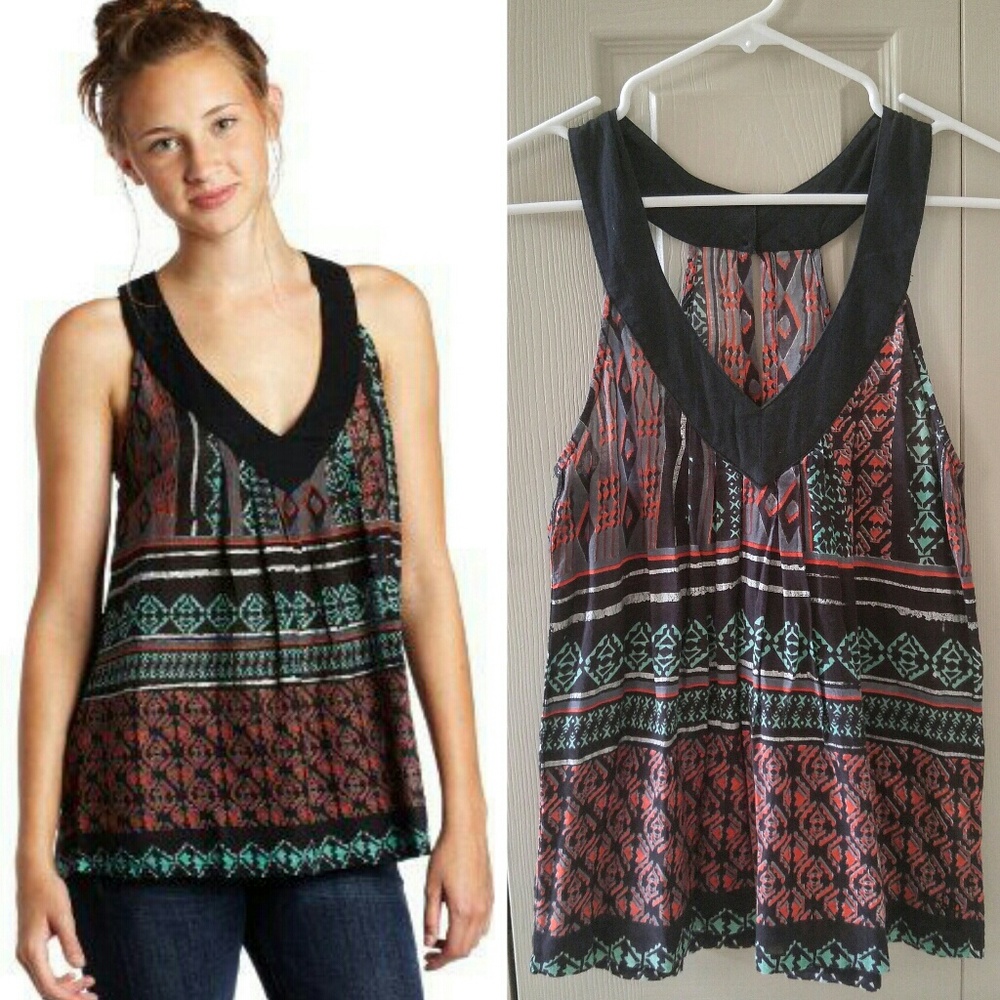 Ripcurl Printed Sleeveless Top - image 1